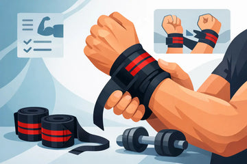 Come regolare wrist wraps correttamente