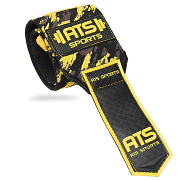 Wrist Wraps 20” Super Heavy Giallo Camo  – Massima Stabilità & Supporto Estremo