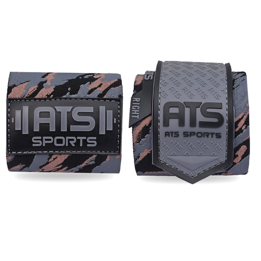 ATS SPORTS® Wrist Wraps 20” Heavy Duty – Polsini Palestra Professionali per Sollevamento Pesi, Bodybuilding e Fitness (Coppia)