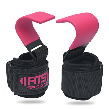 Ganci di Sollevamento Antiscivolo in Acciaio Rivestiti in Neoprene – Cinghie Imbottite con Supporto per il Polso per Pesi e Bodybuilding (Coppia)
