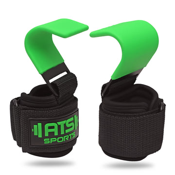 Ganci di Sollevamento Antiscivolo in Acciaio Rivestiti in Neoprene – Cinghie Imbottite con Supporto per il Polso per Pesi e Bodybuilding (Coppia)