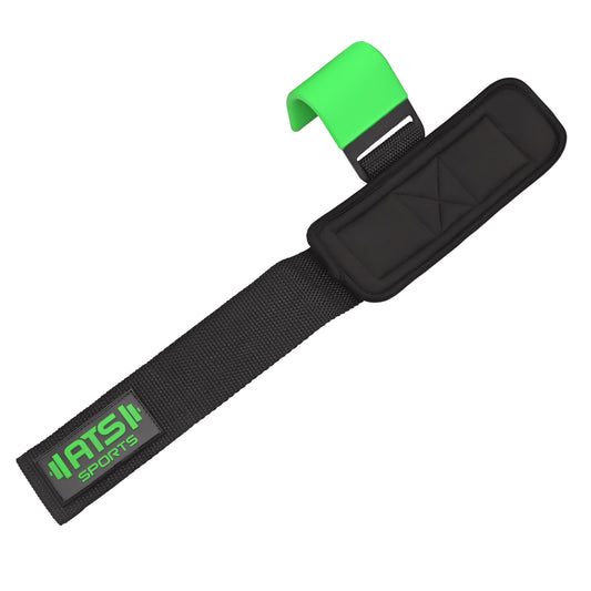 Ganci di Sollevamento Antiscivolo in Acciaio Rivestiti in Neoprene – Cinghie Imbottite con Supporto per il Polso per Pesi e Bodybuilding (Coppia)