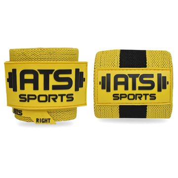 Wrist Wraps 18” Heavy Giallo – Supporto Avanzato per Allenamenti Intensivi