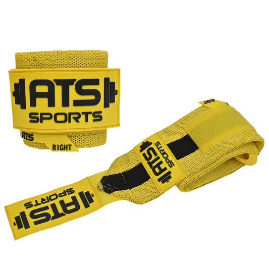 Wrist Wraps 18” Heavy Giallo – Supporto Avanzato per Allenamenti Intensivi