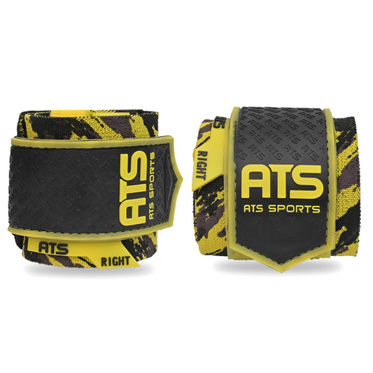 ATS SPORTS® Wrist Wraps 20” Heavy Duty – Polsini Palestra Professionali per Sollevamento Pesi, Bodybuilding e Fitness (Coppia)