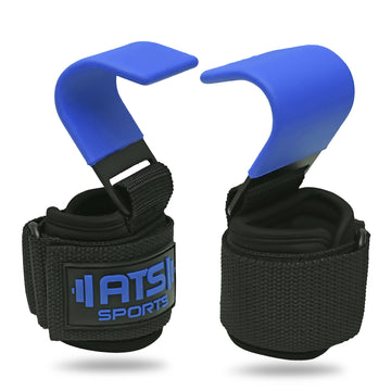 Ganci di Sollevamento Antiscivolo in Acciaio Rivestiti in Neoprene – Cinghie Imbottite con Supporto per il Polso per Pesi e Bodybuilding (Coppia)