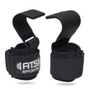 Ganci di Sollevamento Antiscivolo in Acciaio Rivestiti in Neoprene – Cinghie Imbottite con Supporto per il Polso per Pesi e Bodybuilding (Coppia)