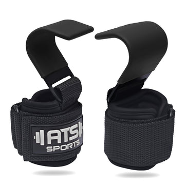 Ganci di Sollevamento Antiscivolo in Acciaio Rivestiti in Neoprene – Cinghie Imbottite con Supporto per il Polso per Pesi e Bodybuilding (Coppia)