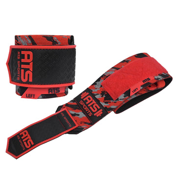 ATS SPORTS® Wrist Wraps 20” Heavy Duty – Polsini Palestra Professionali per Sollevamento Pesi, Bodybuilding e Fitness (Coppia)