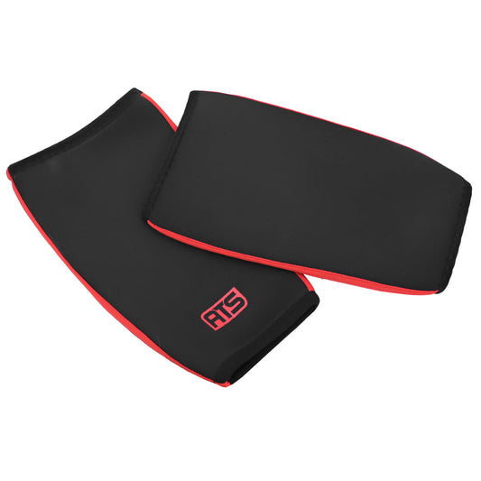 7mm in Neoprene IPF Approved – Uomo e Donna – Resistenti e Anti-Strappo – Supporto Professionale per Squat e Palestra – Nero (Coppia)