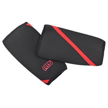 Ginocchiere Powerlifting 7mm in Neoprene IPF Approved – Linea Rossa Diagonale – Supporto Professionale per Squat e Palestra – Resistenti Anti-Strappo – Uomo e Donna - (Coppia)