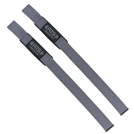 Lifting Straps - Grigio Gymreapers per Sollevamento Pesi, Bodybuilding, Powerlifting e Allenamento di Forza – Imbottiti in Neoprene