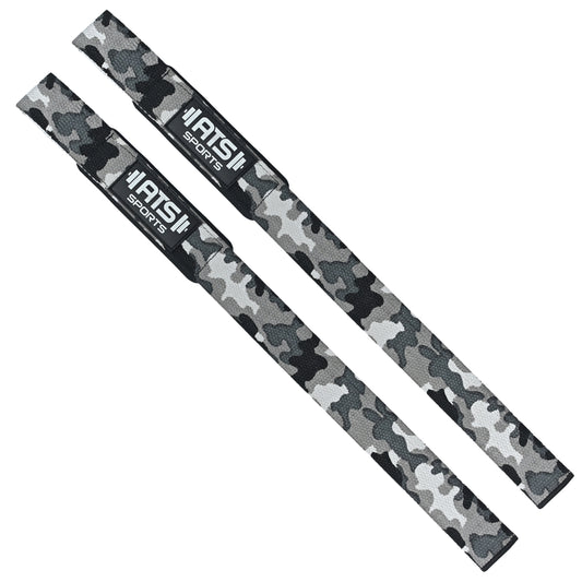 Lifting Straps - Grigio Militare Gymreapers per Sollevamento Pesi, Bodybuilding, Powerlifting e Allenamento di Forza – Imbottiti in Neoprene