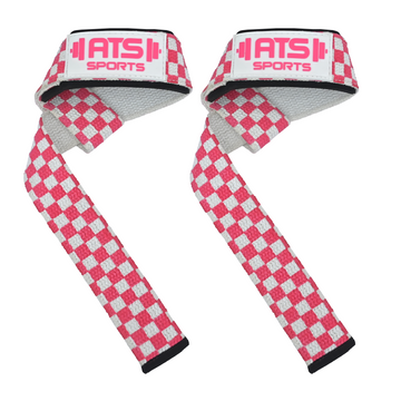 Lifting Straps - Rosa per Sollevamento Pesi, Bodybuilding, Powerlifting e Allenamento di Forza – Imbottiti in Neoprene
