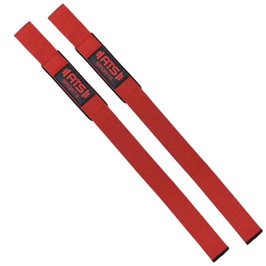 Lifting Straps - Rosso Gymreapers per Sollevamento Pesi, Bodybuilding, Powerlifting e Allenamento di Forza – Imbottiti in Neoprene