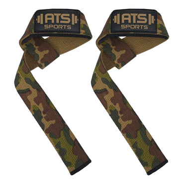 Lifting Straps - Marrone Gymreapers per Sollevamento Pesi, Bodybuilding, Powerlifting e Allenamento di Forza – Imbottiti in Neoprene