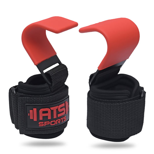 Ganci di Sollevamento Antiscivolo in Acciaio Rivestiti in Neoprene – Cinghie Imbottite con Supporto per il Polso per Pesi e Bodybuilding (Coppia)