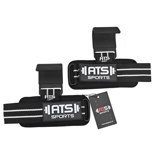 Ganci di Sollevamento Antiscivolo in Acciaio Rivestiti in Neoprene – Cinghie Imbottite con Supporto per il Polso per Pesi e Bodybuilding (Coppia)