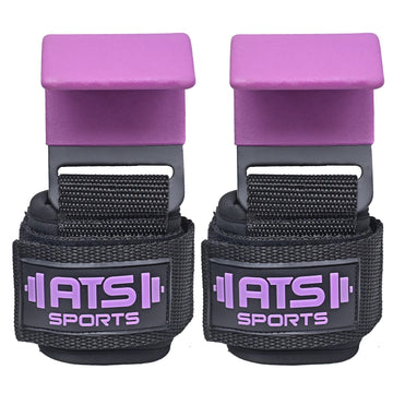 Ganci di Sollevamento Antiscivolo in Acciaio Rivestiti in Neoprene – Cinghie Imbottite con Supporto per il Polso per Pesi e Bodybuilding (Coppia)