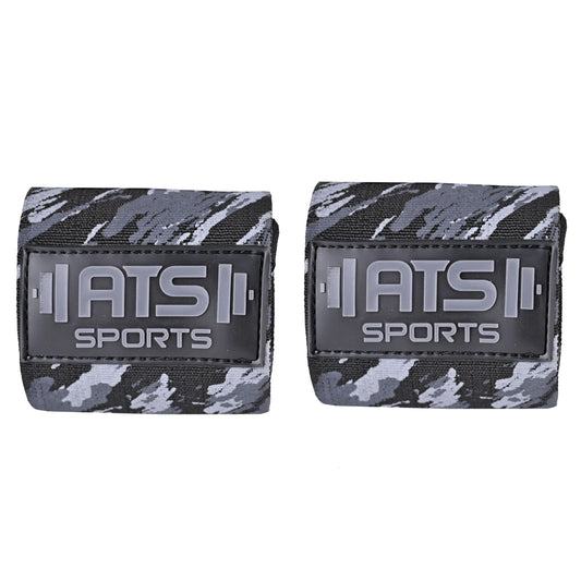 ATS SPORTS® Wrist Wraps 20” Heavy Duty – Polsini Palestra Professionali per Sollevamento Pesi, Bodybuilding e Fitness (Coppia)